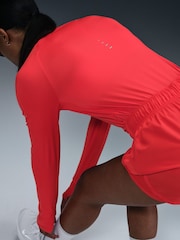 Nike Crimson Swift DriFIT UV Long Sleeve Crew Neck Running Top - Image 7 of 10