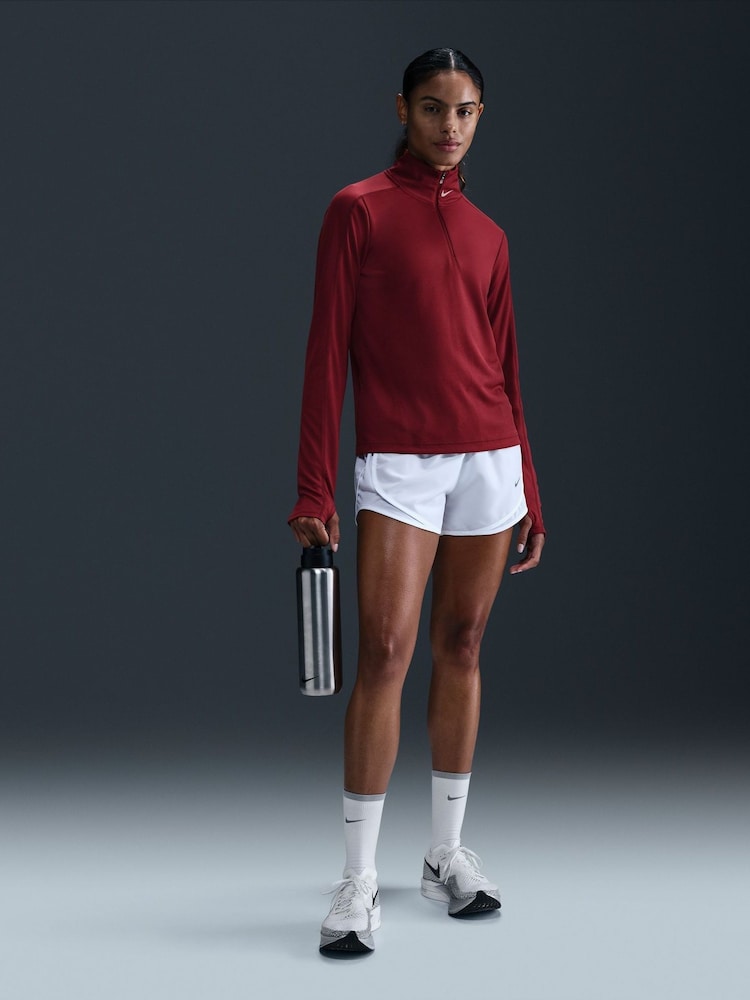 Nike Team Red Dri-Fit Half Zip Pacer Top - Image 1 of 10