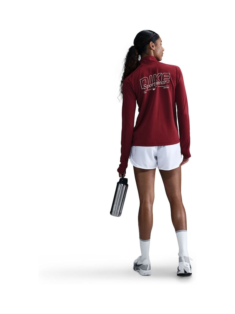 Nike Team Red Dri-Fit Half Zip Pacer Top - Image 2 of 10