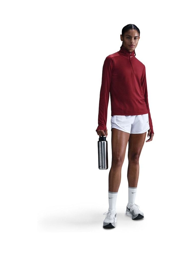 Nike Team Red Dri-Fit Half Zip Pacer Top - Image 5 of 10