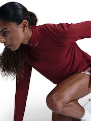 Nike Team Red Dri-Fit Half Zip Pacer Top - Image 8 of 10