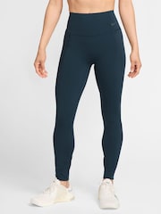 Nike Armory Navy Universa Medium-Support High-Waisted Leggings - Image 1 of 4