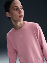Nike Elemental Pink One Dri-FIT Crew Neck Sweatshirt - Image 4 of 6