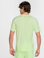 Nike Lime Green Dri-FIT Stride Running T-Shirt - Image 2 of 6