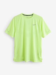 Nike Lime Green Dri-FIT Stride Running T-Shirt - Image 5 of 6
