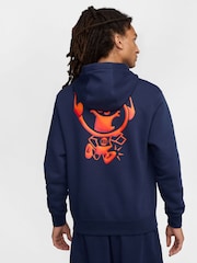 Nike Obsidian Sportswear Club Air Max Graphic Hoodie - Image 2 of 8