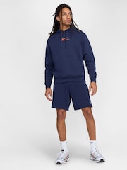 Nike Obsidian Sportswear Club Air Max Graphic Hoodie - Image 3 of 8