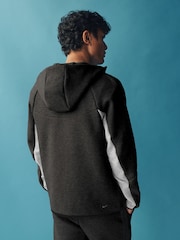 Svart/Grå - Nike Tech Fleece Zip Up Huvtröja - Bild 2 av 13