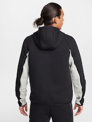 Svart/Grå - Nike Tech Fleece Zip Up Huvtröja - Bild 5 av 13