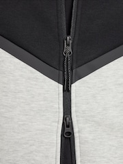 Svart/Grå - Nike Tech Fleece Zip Up Huvtröja - Bild 9 av 13