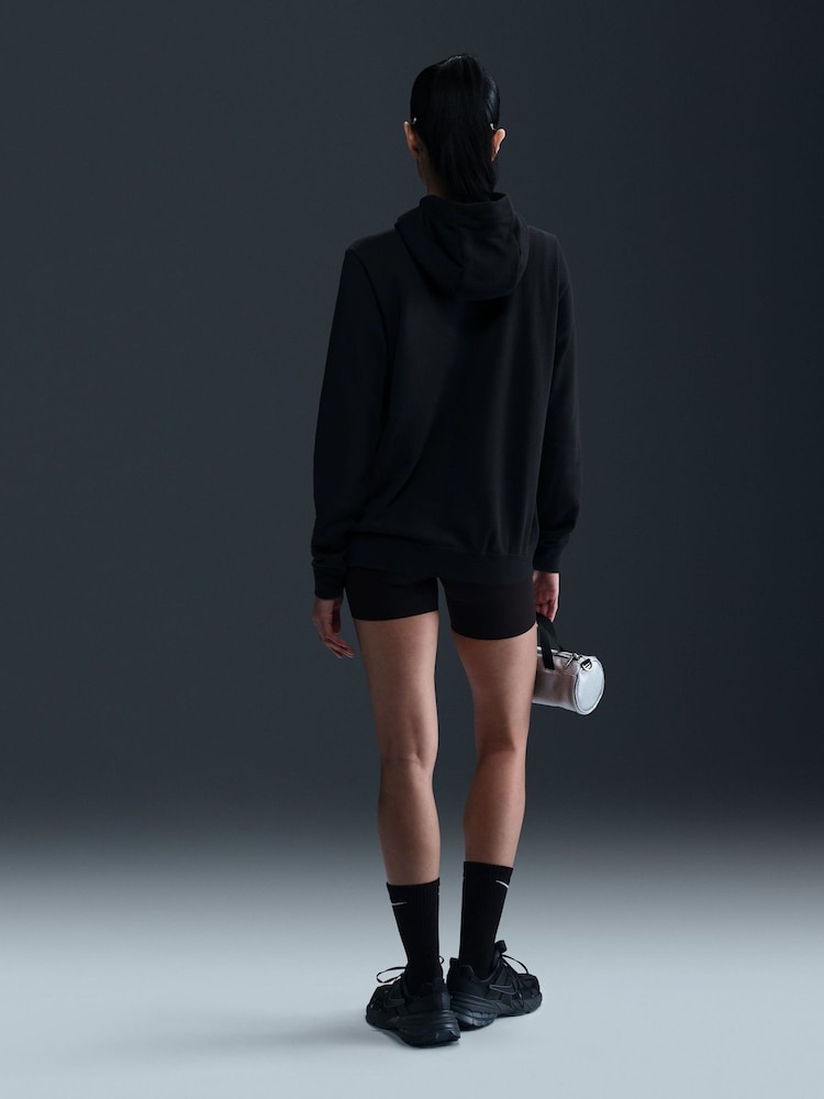 Nike Black Sportwear Club Fleece Graphic Hoodie - Image 2 of 5