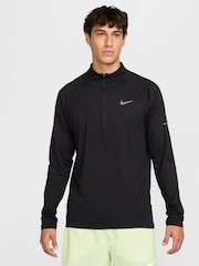 Nike Black Dri-FIT Stride Half Zip Midlayer Running Top - Image 1 of 9