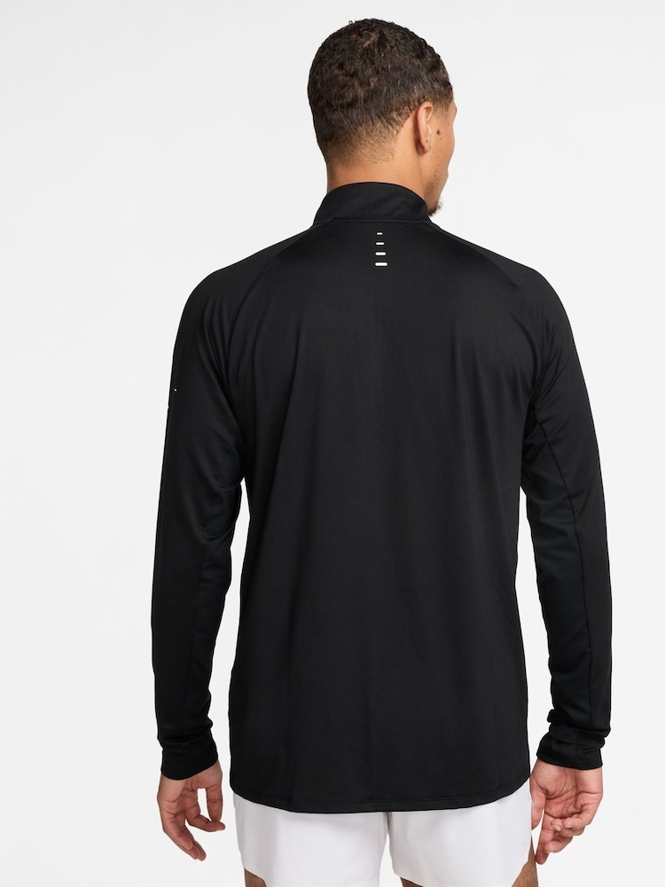 Nike Black Dri-FIT Stride Half Zip Midlayer Running Top - Image 2 of 9