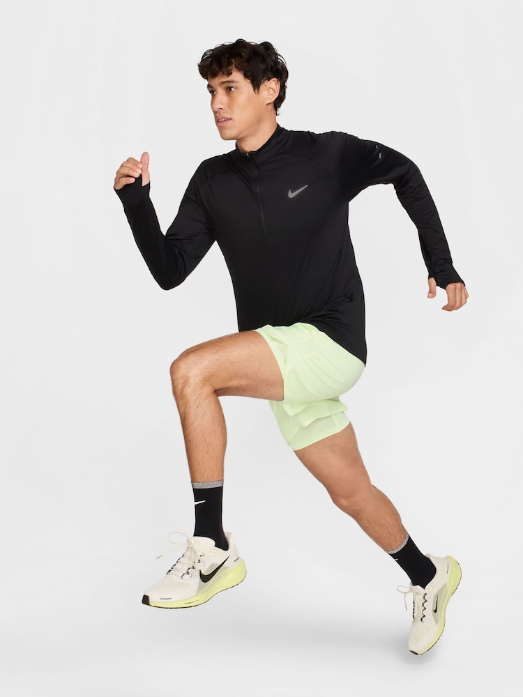 Nike Black Dri-FIT Stride Half Zip Midlayer Running Top - Image 7 of 7 Nike Black Dri-FIT Stride Half Zip Midlayer Running Top - Image 7 of 7