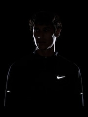 Nike Black Dri-FIT Stride Half Zip Midlayer Running Top - Image 8 of 9