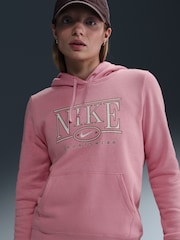 Nike Elemental Pink Sportwear Club Fleece Graphic Hoodie - Image 2 of 10