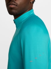 Nike Cactus Blue Dri-FIT Stride Half Zip Midlayer Running Top - Image 4 of 7