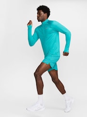 Nike Cactus Blue Dri-FIT Stride Half Zip Midlayer Running Top - Image 7 of 7
