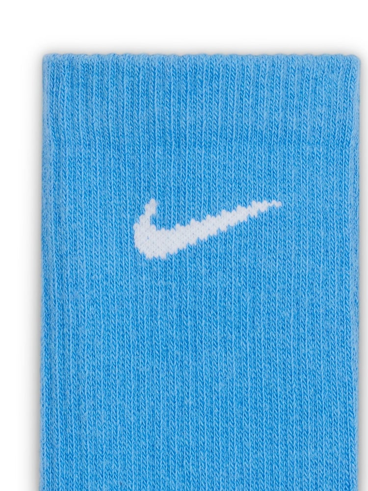 Nike Sky Blue Plus Everyday Cushioned Training Crew Socks - Image 4 of 4