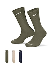 Nike Pure Plus Everyday Cushioned Training Crew Socks - Image 1 of 4