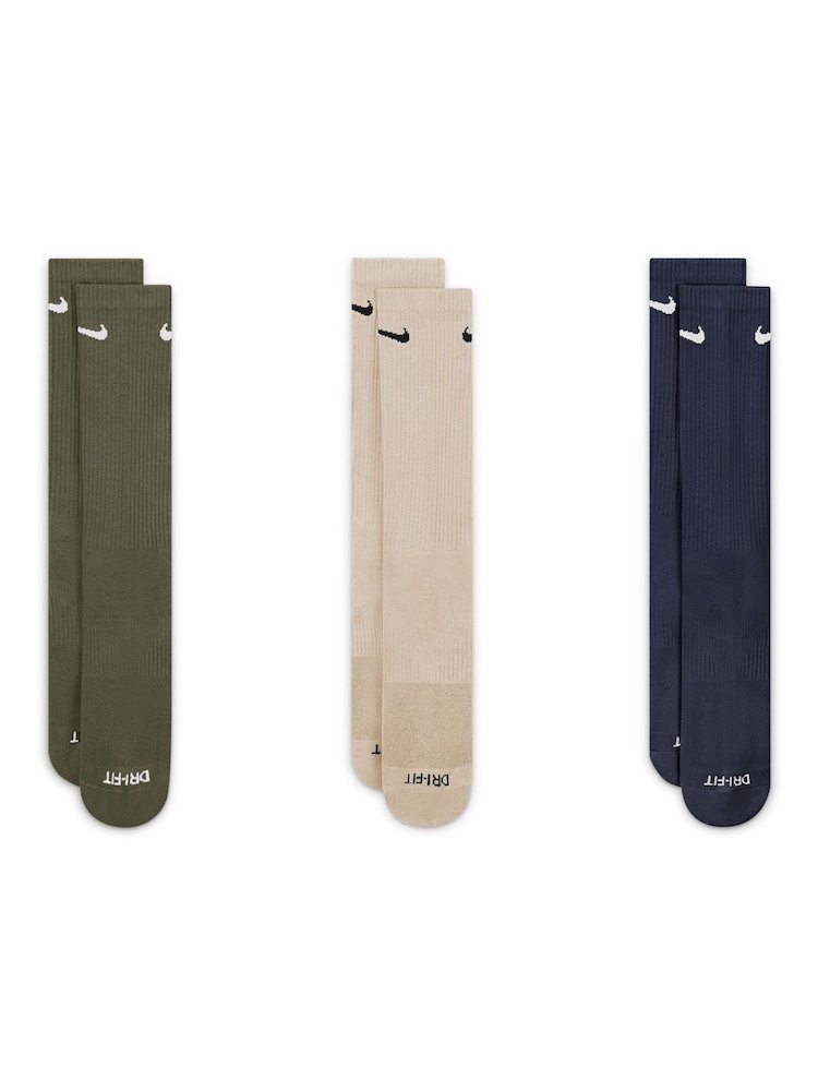 Nike Pure Plus Everyday Cushioned Training Crew Socks - Image 2 of 4