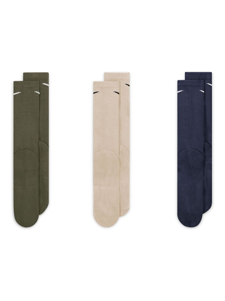 Nike Pure Plus Everyday Cushioned Training Crew Socks - Image 3 of 4