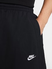 Nike Black Oversized Club Woven Track Joggers - Image 4 of 6