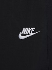 Nike Black Oversized Club Woven Track Joggers - Image 6 of 6