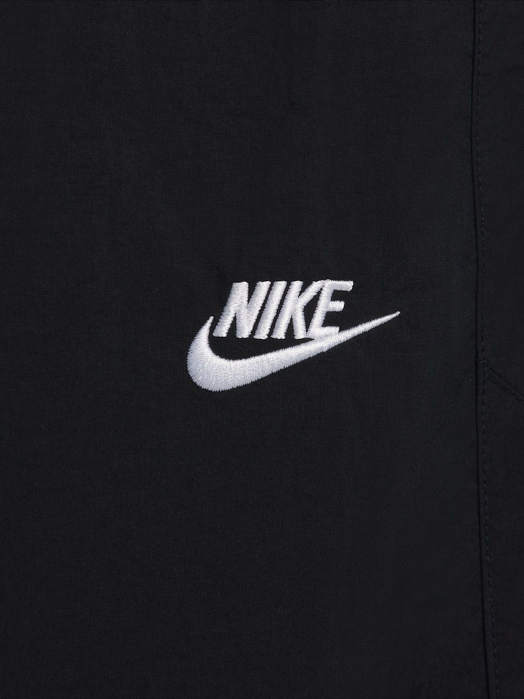 Nike Black Oversized Club Woven Track Joggers - Image 6 of 6