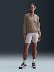 Nike Mink Brown Sportwear Club Fleece Graphic Hoodie - Image 1 of 6