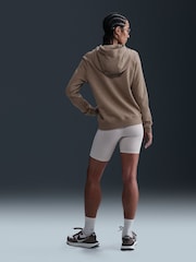 Nike Mink Brown Sportwear Club Fleece Graphic Hoodie - Image 2 of 6