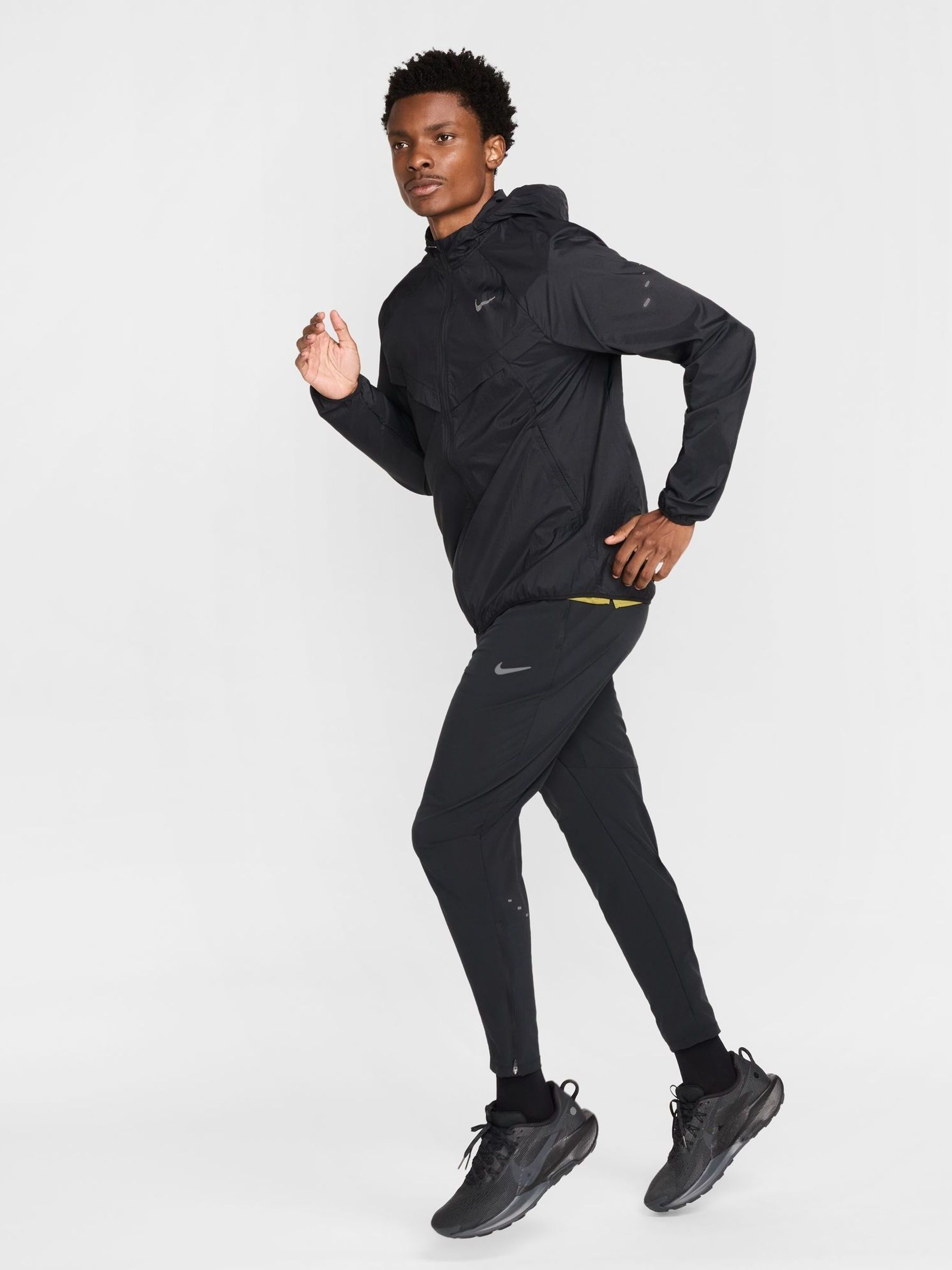 Buy Nike Black Dri-FIT Stride Woven Running Joggers from Next