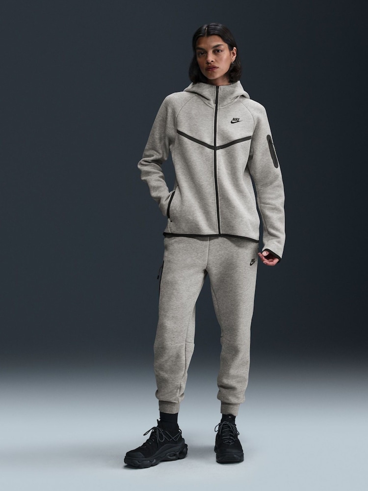 Nike Dark Grey Heather Sportwear Tech Fleece Windrunner - Image 1 of 5