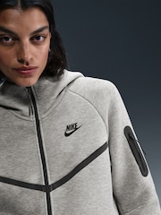 Nike Dark Grey Heather Sportwear Tech Fleece Windrunner - Image 3 of 5