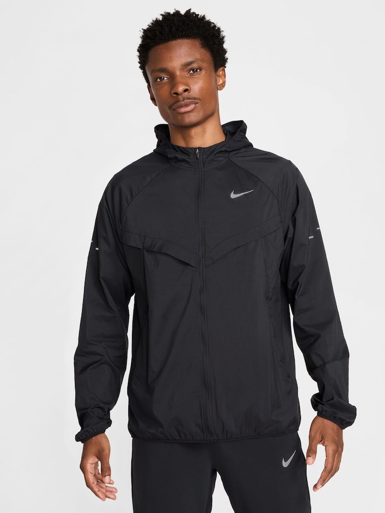 Nike Black Dri-FIT Stride Woven Running Jacket - Image 1 of 6