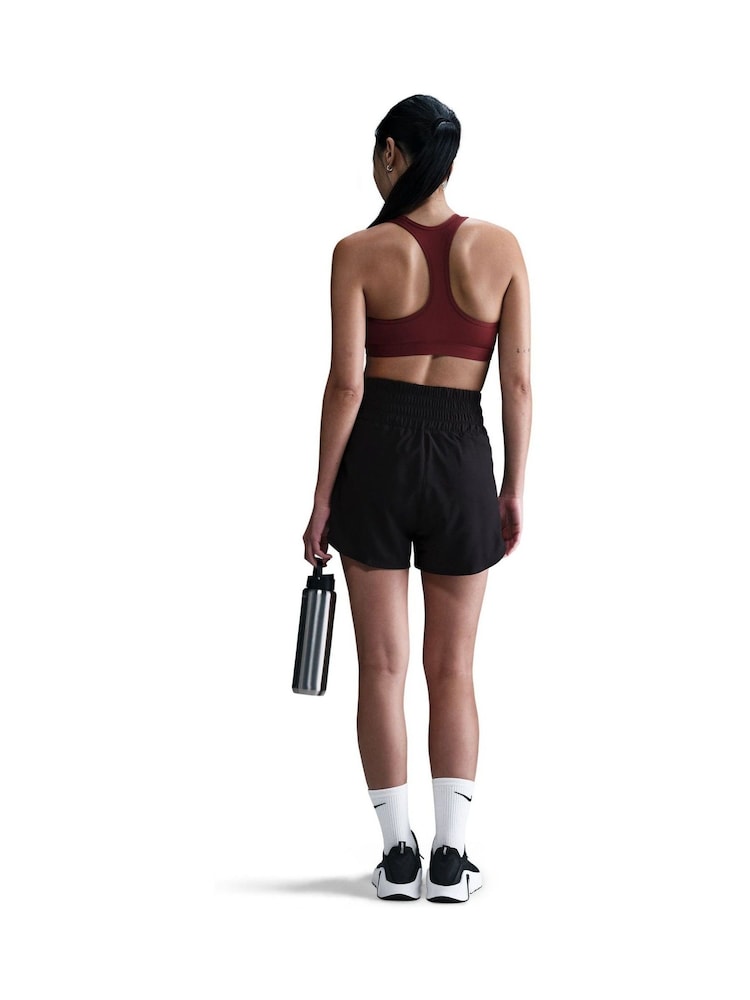 Nike Dark Team Red Medium Swoosh Support Padded Sports Bra - Image 2 of 10