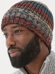 FatFace Multi Twist Beanie - Image 1 of 4