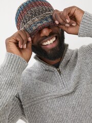 FatFace Multi Twist Beanie - Image 2 of 4