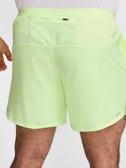 Nike Lime Green Dri-FIT Stride 7 Inch 2-In-1 Running Shorts - Image 11 of 15