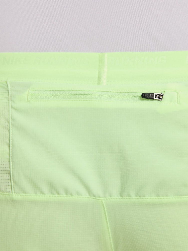Nike Lime Green Dri-FIT Stride 7 Inch 2-In-1 Running Shorts - Image 15 of 15