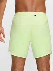 Nike Lime Green Dri-FIT Stride 7 Inch 2-In-1 Running Shorts - Image 3 of 15