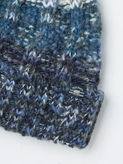 FatFace Navy Truro Bobble Hat - Image 2 of 4