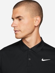Nike Black Dri-FIT Victory Long-Sleeve Golf Polo Shirt - Image 3 of 7