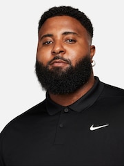 Nike Black Dri-FIT Victory Long-Sleeve Golf Polo Shirt - Image 6 of 7