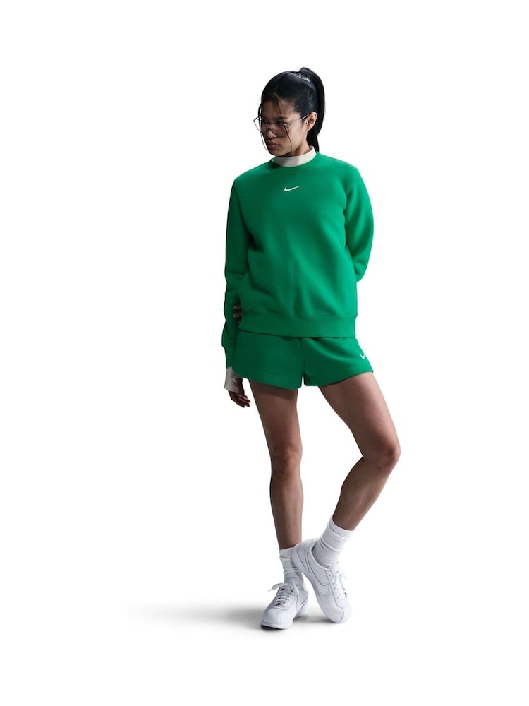 Nike Stadium Green Phoenix Fleece Crew Neck Sweatshirt - Image 1 of 6
