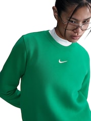 Nike Stadium Green Phoenix Fleece Crew Neck Sweatshirt - Image 3 of 6
