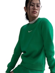 Nike Stadium Green Phoenix Fleece Crew Neck Sweatshirt - Image 5 of 6