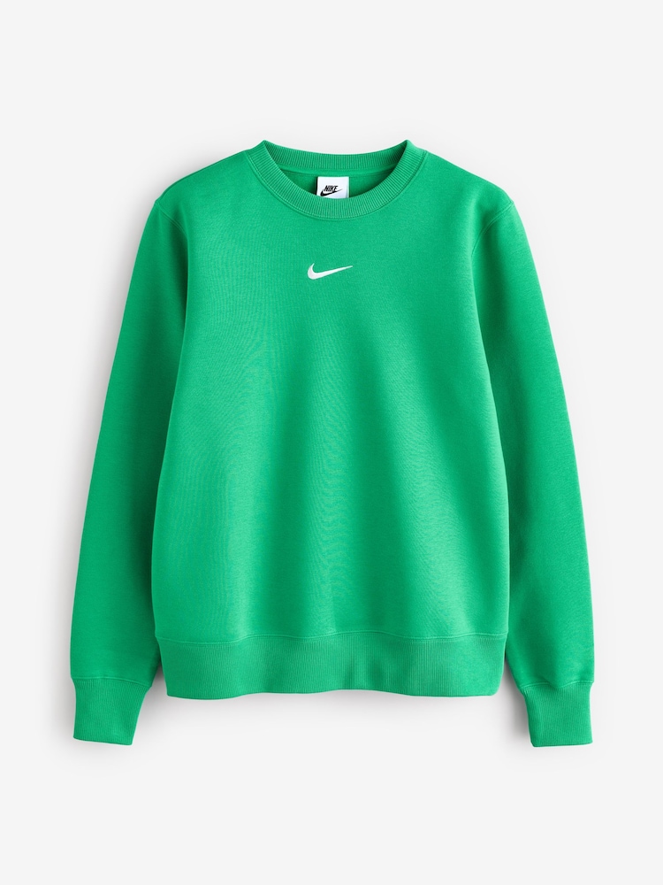 Nike Stadium Green Phoenix Fleece Crew Neck Sweatshirt - Image 6 of 6