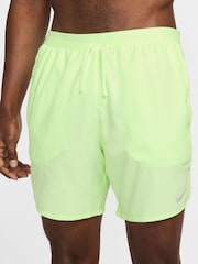 Nike Lime Green Dri-FIT Stride 7 Inch Running Shorts - Image 2 of 16