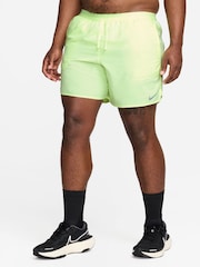 Nike Lime Green Dri-FIT Stride 7 Inch Running Shorts - Image 8 of 16